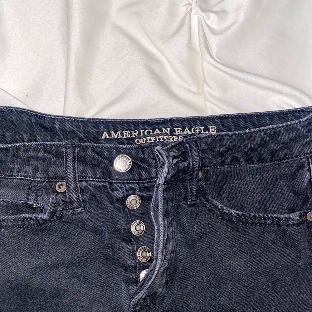 American eagle black mini skirt